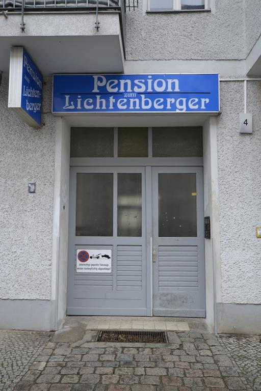 Pension Zum Lichtenberger Berlin Luaran gambar